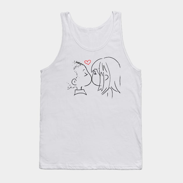 Simply love Tank Top by Hikaruel